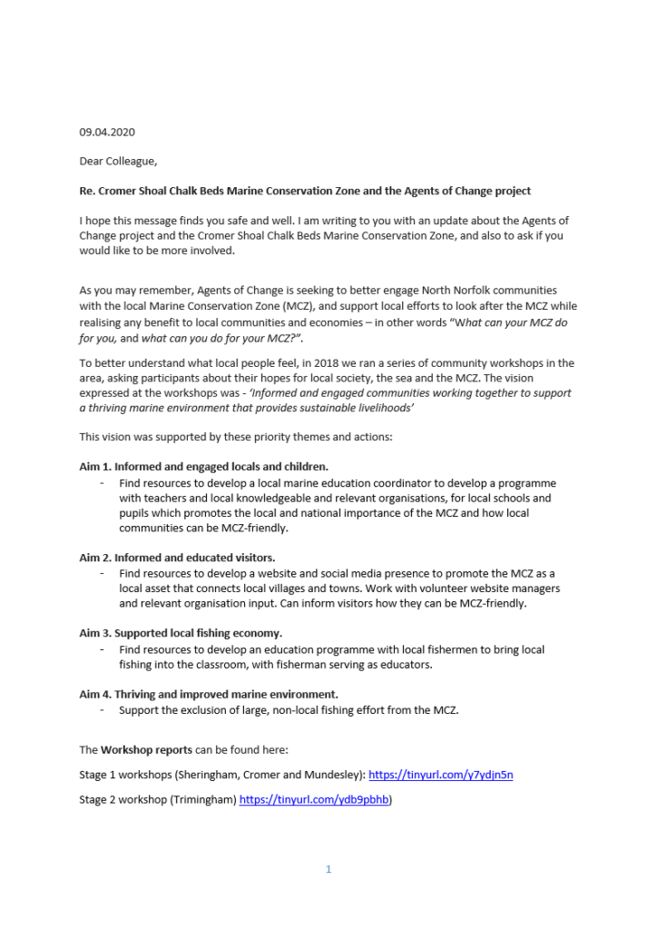 Cromer Shoal Chalk Beds page 1