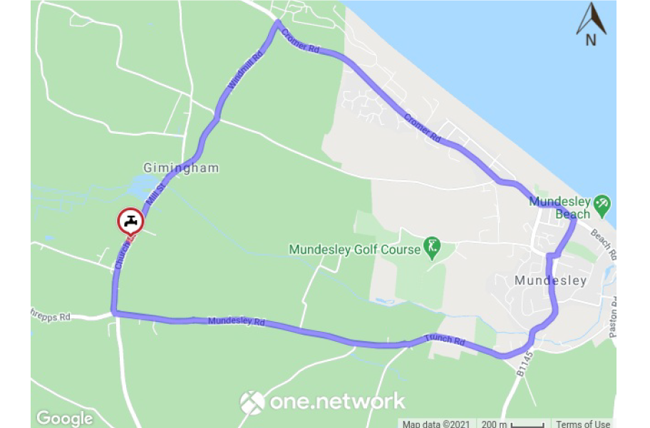 Gimingham Road Closure