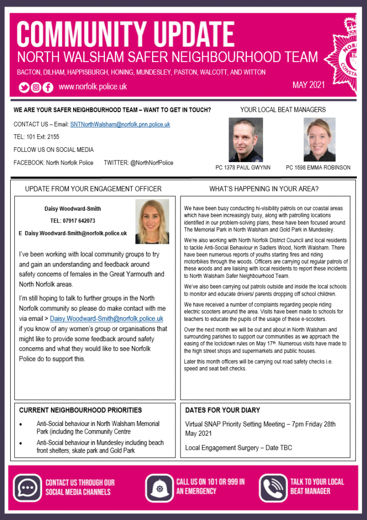 Police Newsletter front