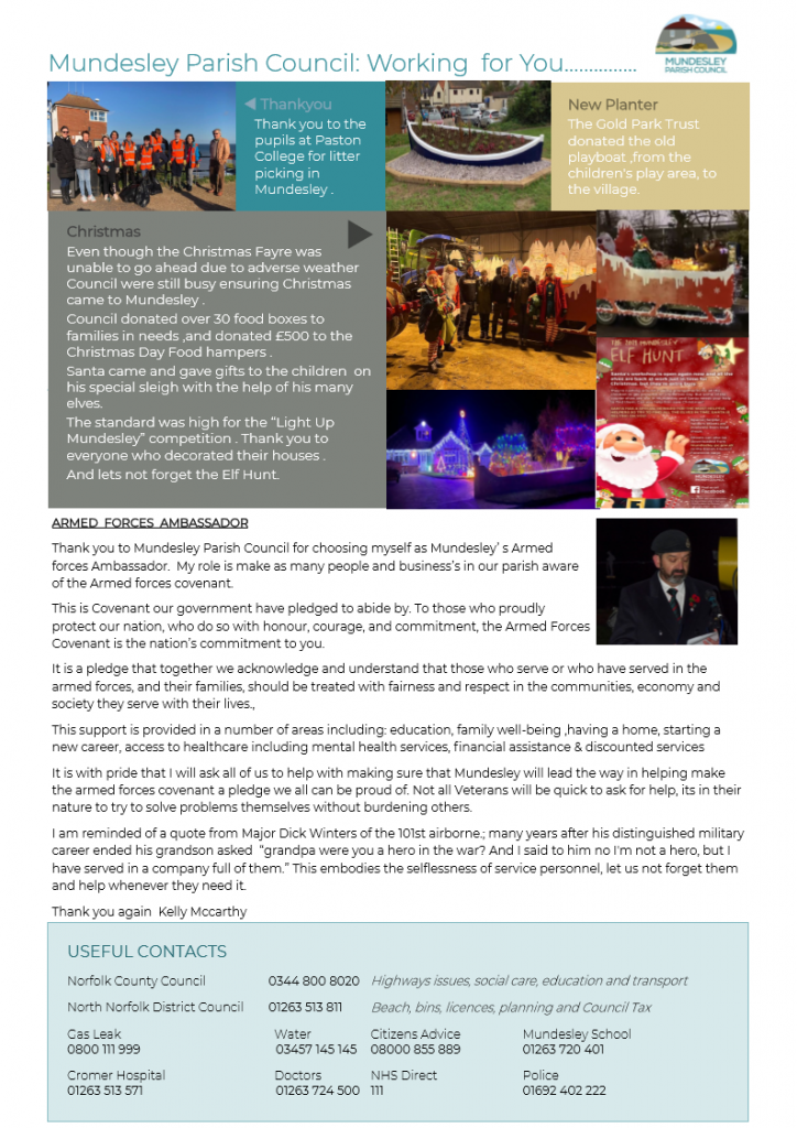 WINTER NEWSLETTER