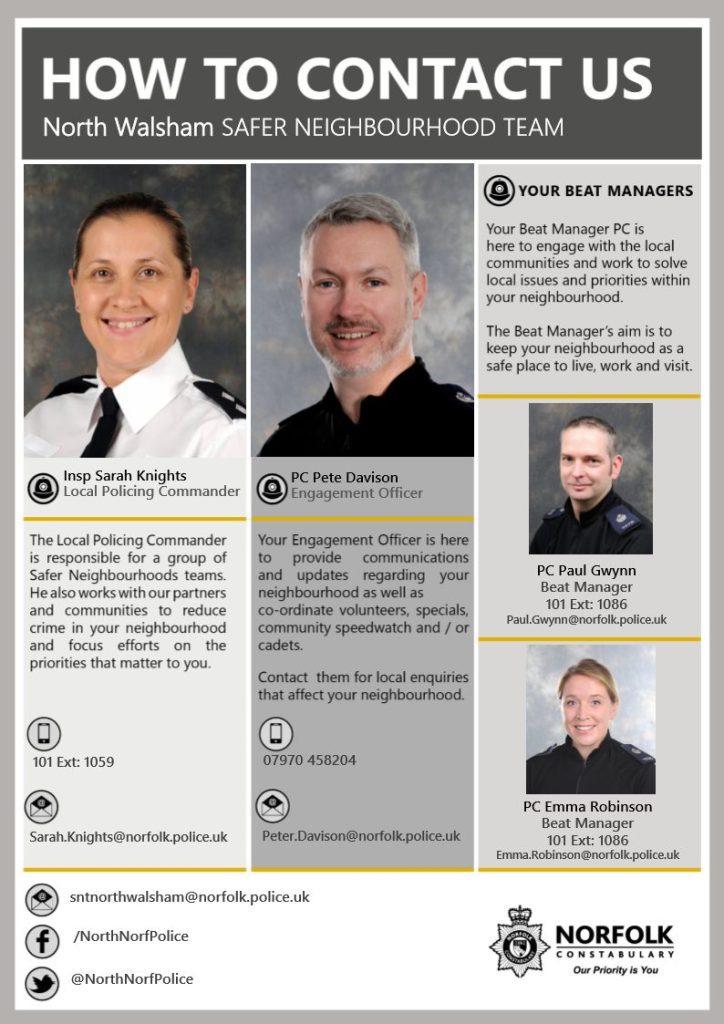 CONTACT US UPDATE NORFOLK POLICE
